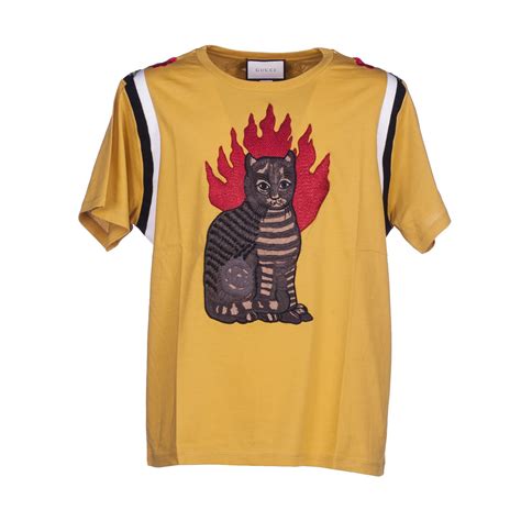 gucci flame shirt|Gucci jersey t shirt.